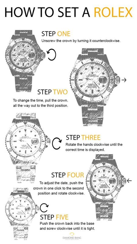 setting a rolex watch|how to adjust rolex watch.